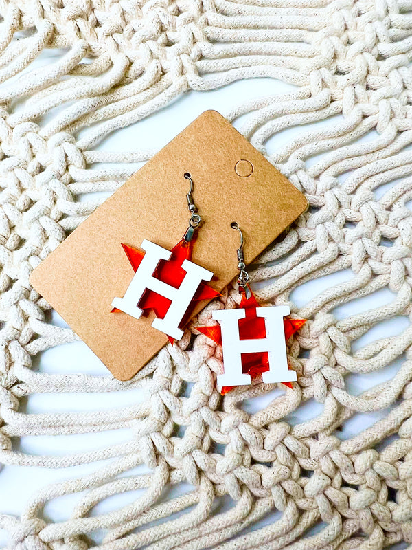 H ASTROS Earrings (White)