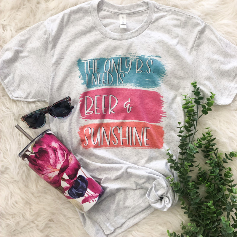 Only BS Beer & Sunshine Tee