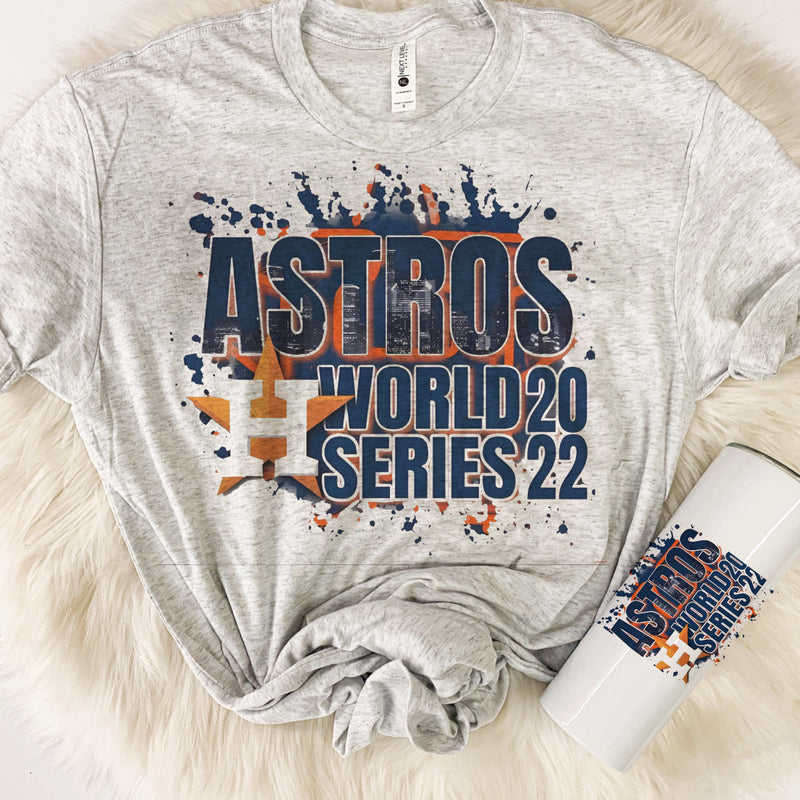 Astros World Series tee or tumbler
