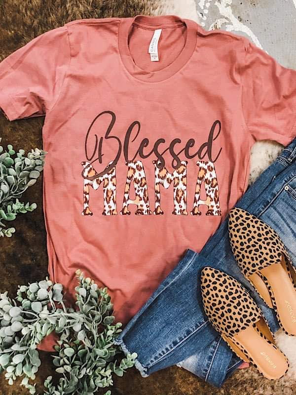 Blessed Mama tee