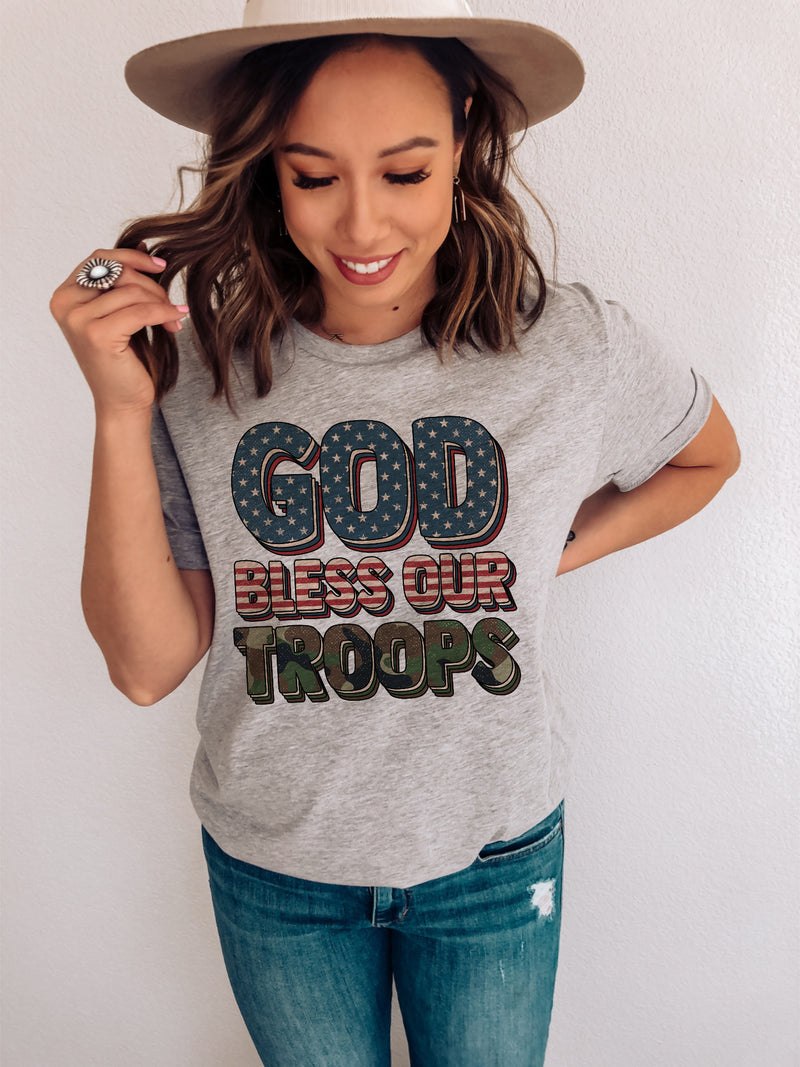 God Bless Our Troops 🙏🏻 Tee