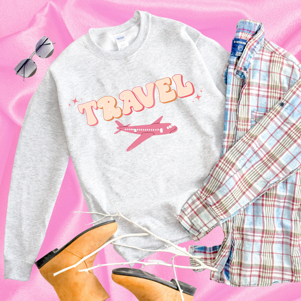 Travel, airplane sweater