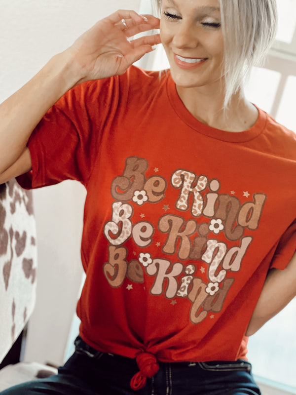 Be Kind stacked tee