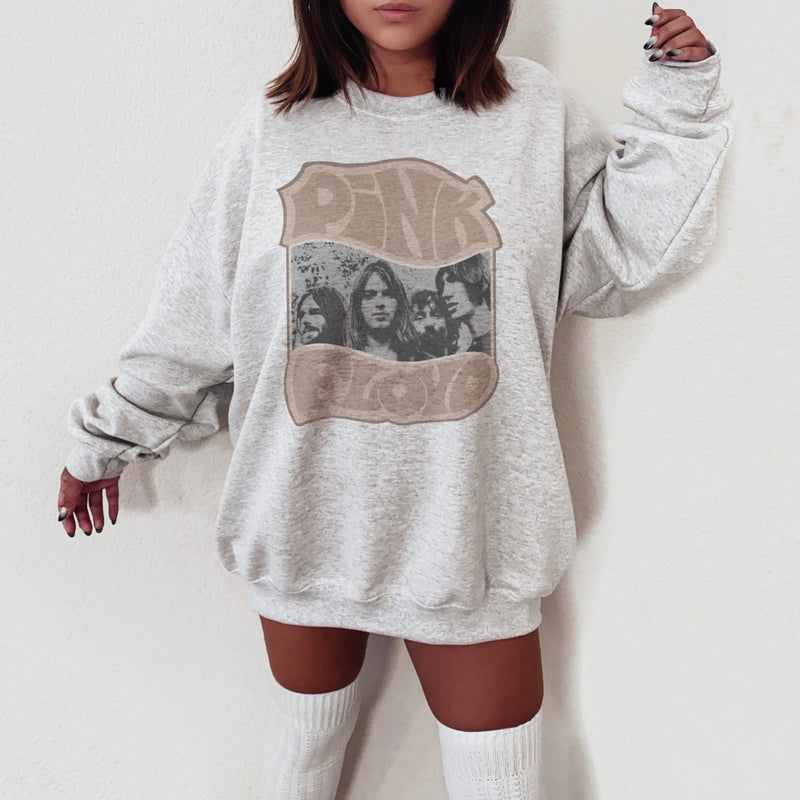 Pink Floyd Retro Bubble letter sweater
