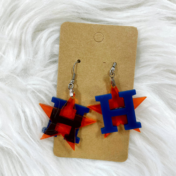 H ASTROS Earrings (Blue)