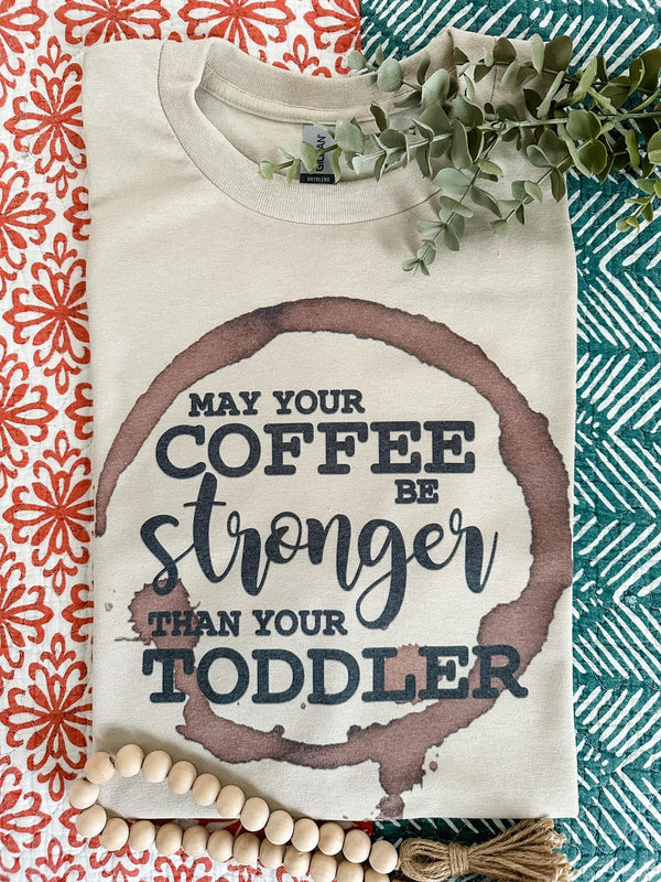 May your coffee be stronger than your toddler…