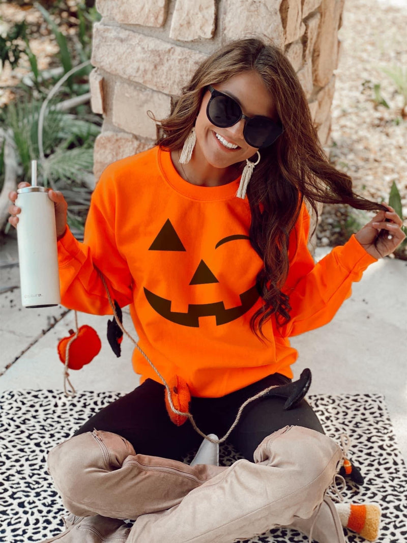 Winky Pumpkin Sweatshirt